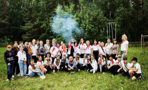 Вместе с лиозненцами Праздник пионерского костра отметили гости из России