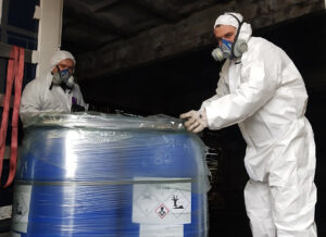 Опасные химикаты вывезены с территории Лиозненского района
