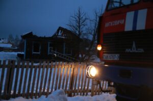 Двое детей погибли на пожаре в Житковичском районе