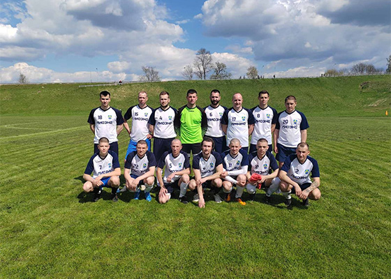 Лиозненская футбольная команда сыграла с футболистами Городка в рамках регионального этапа чемпионата Беларуси