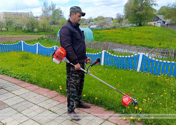 Реальная помощь району в благоустройстве – подарок Лиозненской частной организации